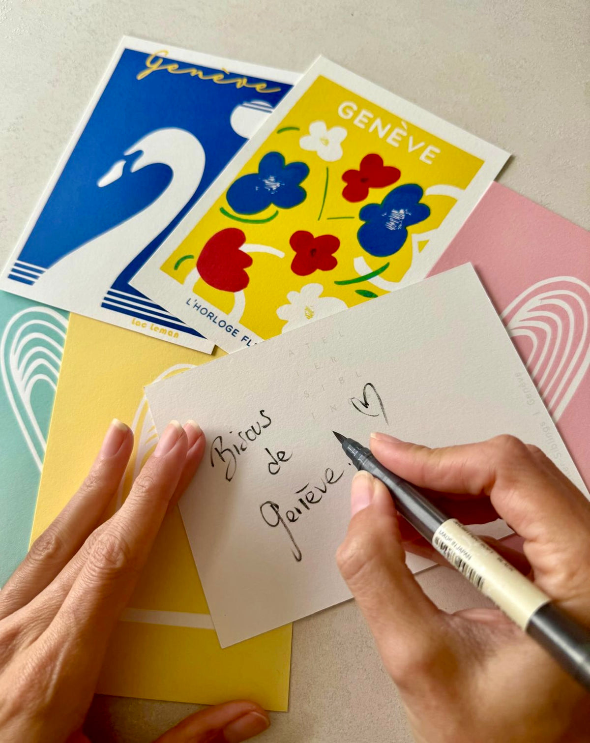 Cartes postales Genève ( 6x )