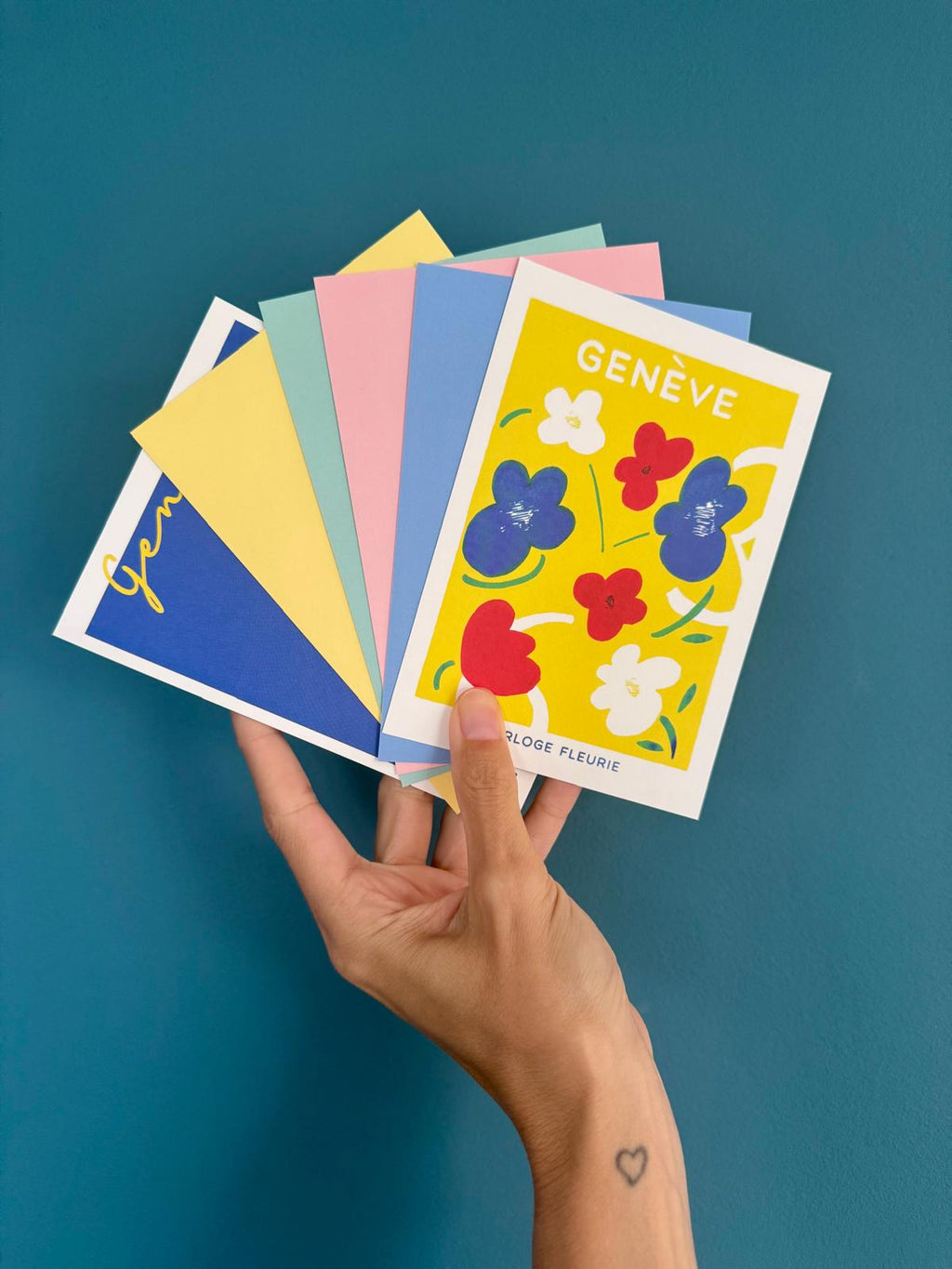 Cartes postales Genève ( 6x )