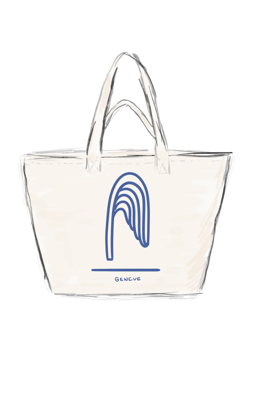 Shopping bag Jet d'Eau Genève